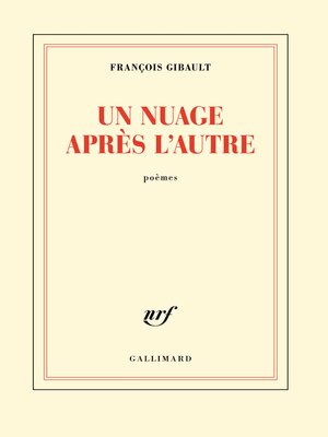 cover image of Un nuage après l'autre